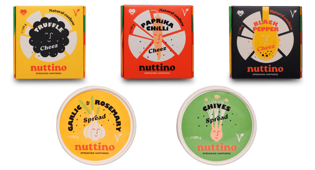 Vegan cashew cheese and spread in the UAE