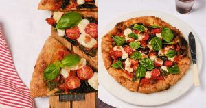 Pizza with vegan cheese recipe