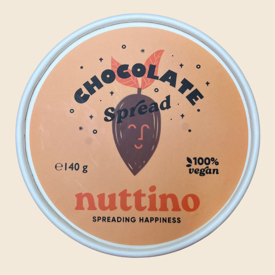 hazelnut chocolate spread vegan lid